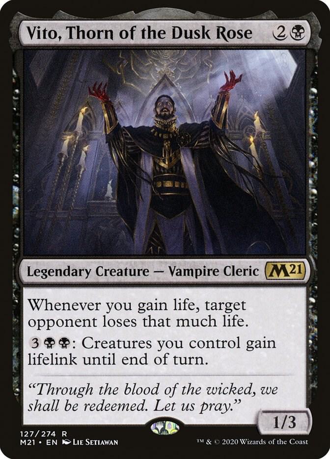 Vito, Thorn of the Dusk Rose - Magic Core Set 2021 #127