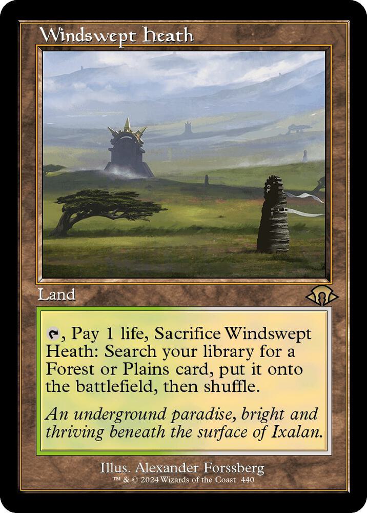 Windswept Heath - Modern Horizons 3 #440 RETRO FRAME
