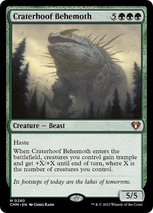 Craterhoof Behemoth - Commander Masters #280