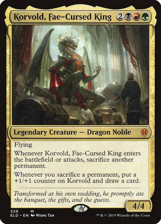 Korvold, Fae-Cursed King - Throne of Eldraine #329