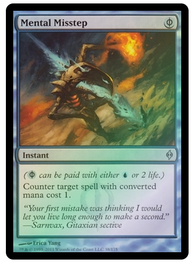 Mental Misstep - New Phyrexia FOIL #038