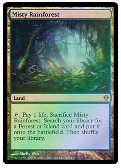 Misty Rainforest - Zendikar FOIL