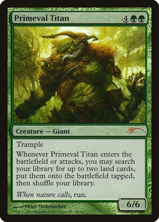 Primeval Titan - Grand Prix Promo FOIL